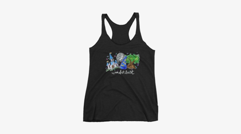 Wanderlust Women's Tank - Women's Tank Top - Emoji W Eclipse Glasses - Path Of, transparent png #422451