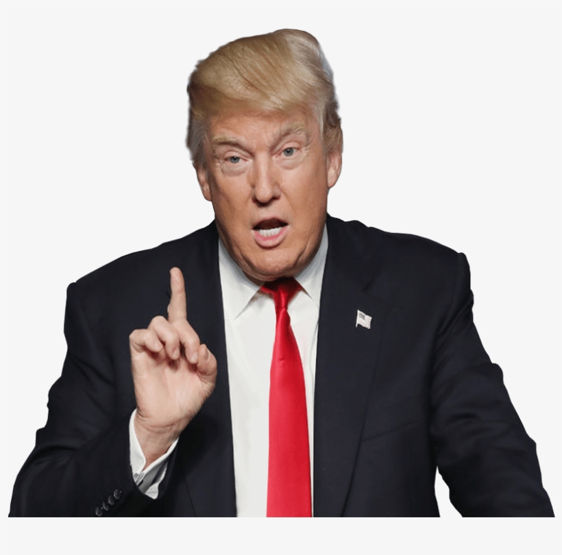 Donald Trump Pointing - Donald Trump No Background, transparent png #422652