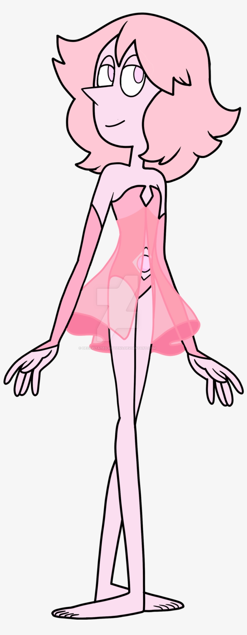 Pink Pearl Steven Universe By Decapitated-kittens Pearl - Steven Universe Pearl Base, transparent png #422749