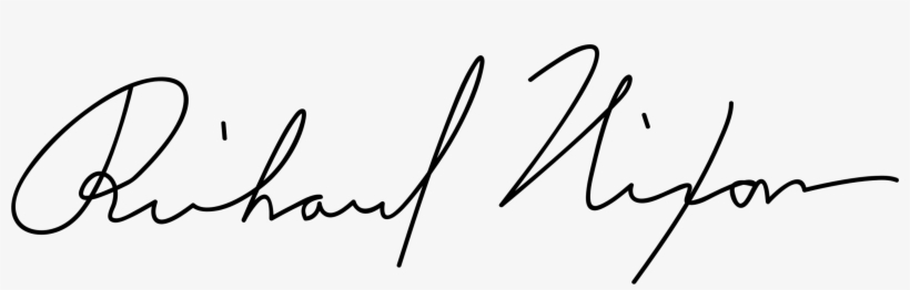 Nixon Big Image Png - Signature Png, transparent png #422874