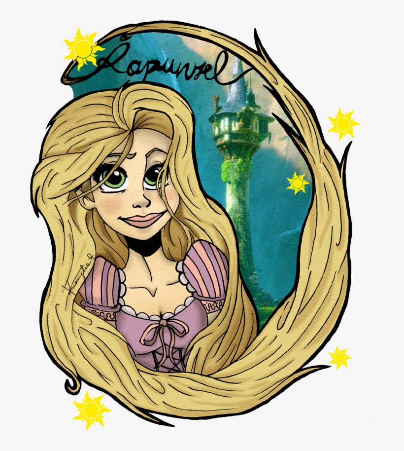 Rapunzel Summer Fanart - Tangled, transparent png #423217