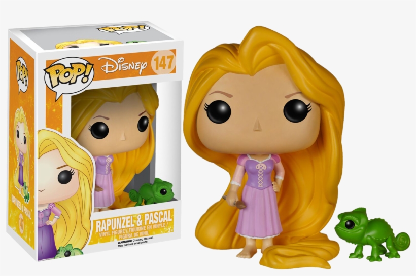 Disney Tangled Rapunzel And Pascal Pop! Vinyl Figures, transparent png #423420