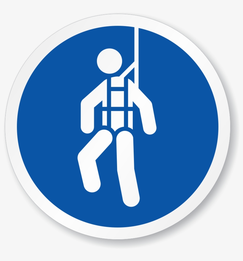 Free Icons Png - Full Body Harness Sign, transparent png #423487