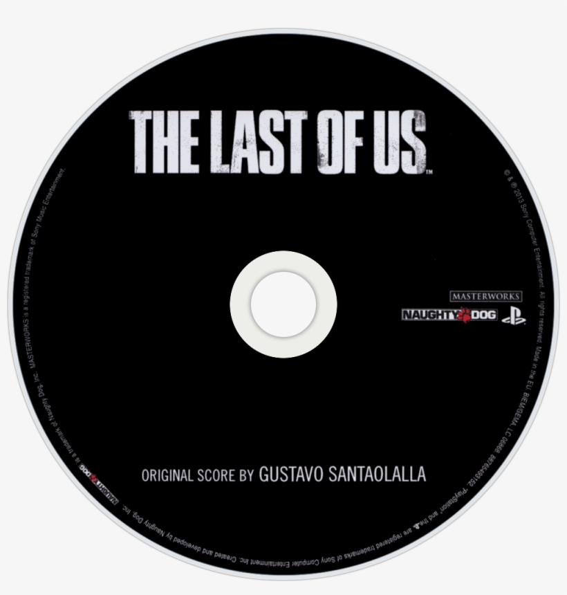 Gustavo Santaolalla The Last Of Us Cd Disc Image - Anderson Merchandisers Gustavo Santaolalla - The Last, transparent png #423691
