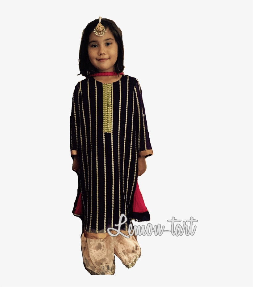 Classy Red And Black Dhaka Pajama Outfit - Clothing, transparent png #423731