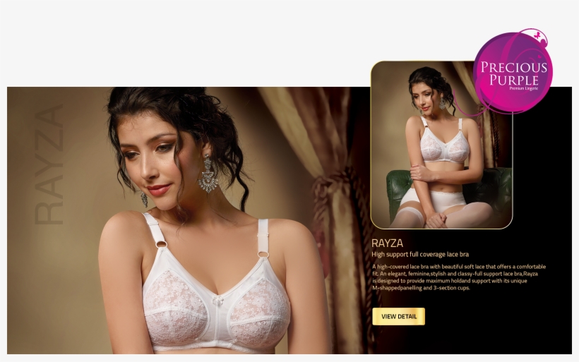 Rayza - Precious Purple Vstar Bra, transparent png #423751