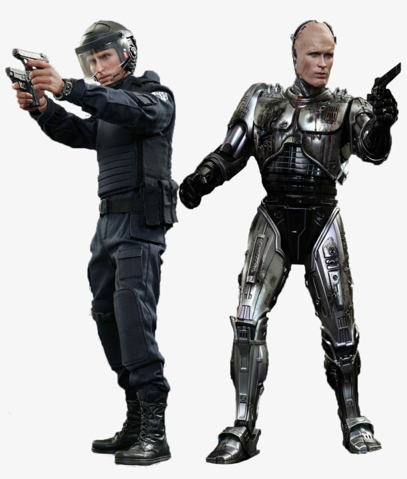 Robocop And Alex Murphy 1/6th Scale Hot Toys Action - Ray Stantz, transparent png #424063