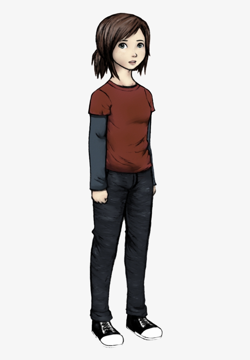 Boy Standing Png - Ellie The Last Of Us Png, transparent png #424237
