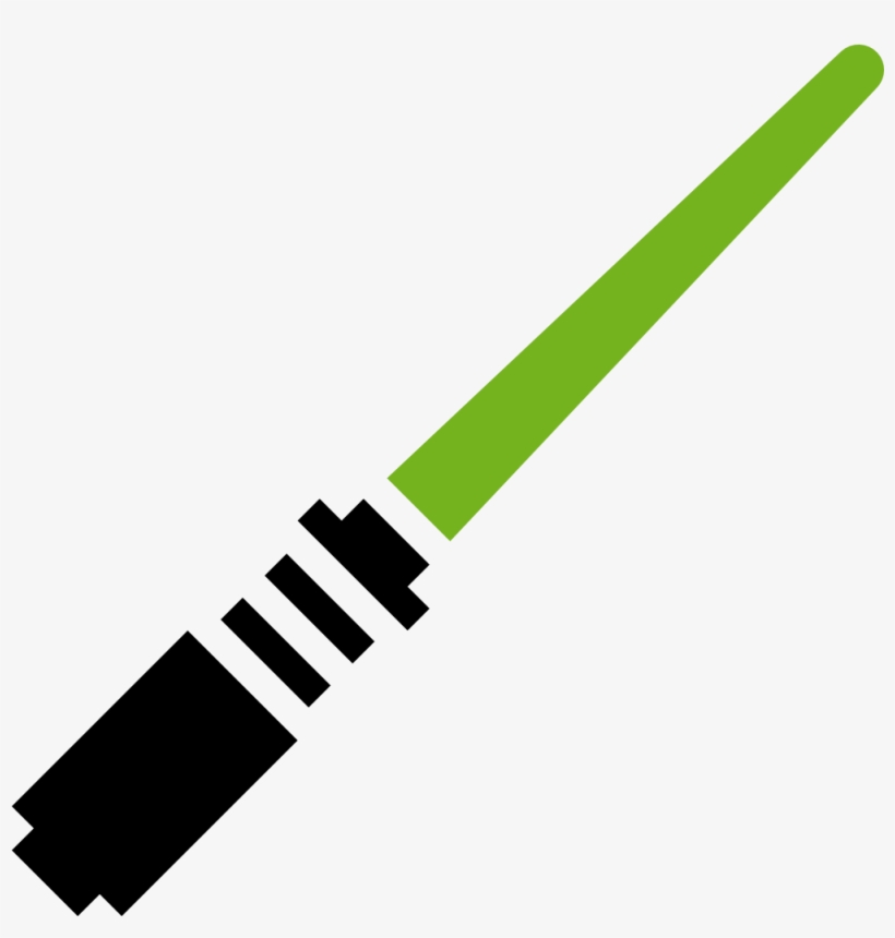 Lightsaber Graphic Transparent Stock Free Download - Star Wars Lightsaber Icon, transparent png #424442