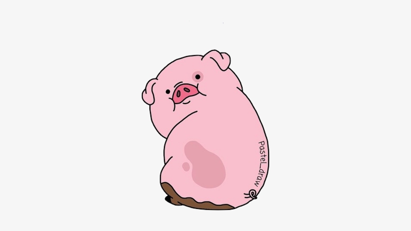 37 Images About Gravity Falls On We Heart It - Pig From Gravity Falls Sticker, transparent png #424642