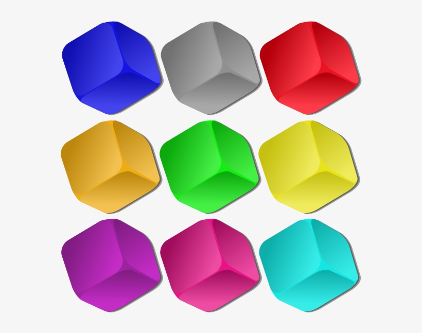 Game Marbles Cubes Clipart Png, transparent png #424662
