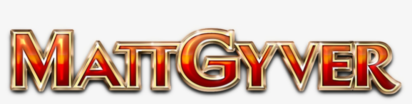 Mattgyver-logo, transparent png #424794