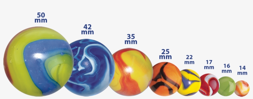 Marble Sizes - Bocce, transparent png #425116