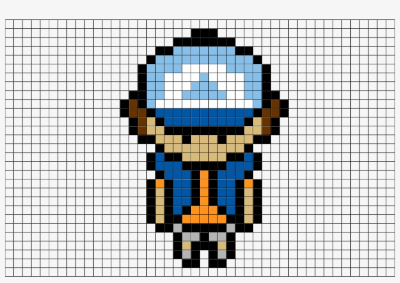 Pixelated Dipper, transparent png #425237