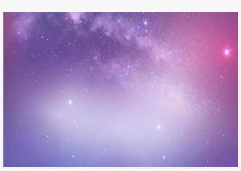 Ftestickers Background Galaxy Star Pastel Purple Graphic - Portable Network Graphics, transparent png #425309