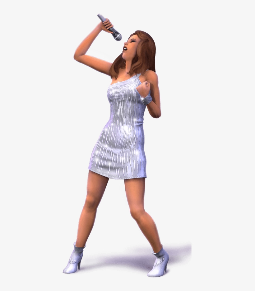 The Sims Singing Girl - Sims 3: Showtime, transparent png #425502