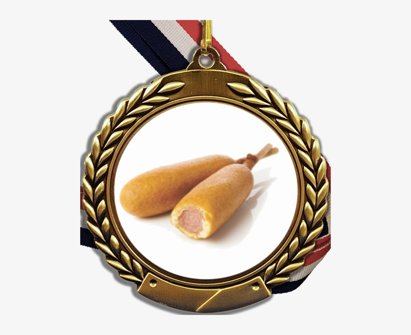 Corn Dogs Logo Medal - Organic Corndog On A Stick Pillow Case, transparent png #425557