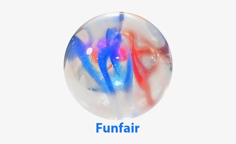 Giant Iridescent Glass "funfair" Marble - 10 Marbles, transparent png #425559