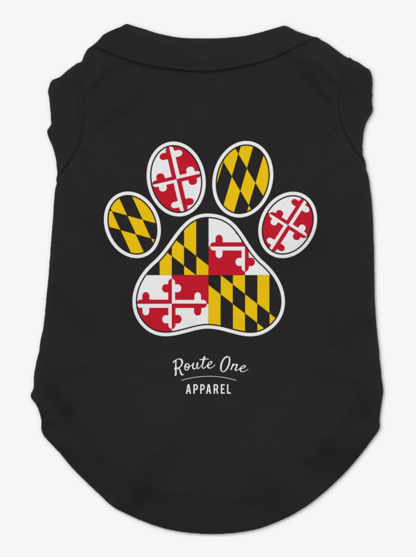 Maryland Paw Print / Dog Shirt - Emblem, transparent png #426057