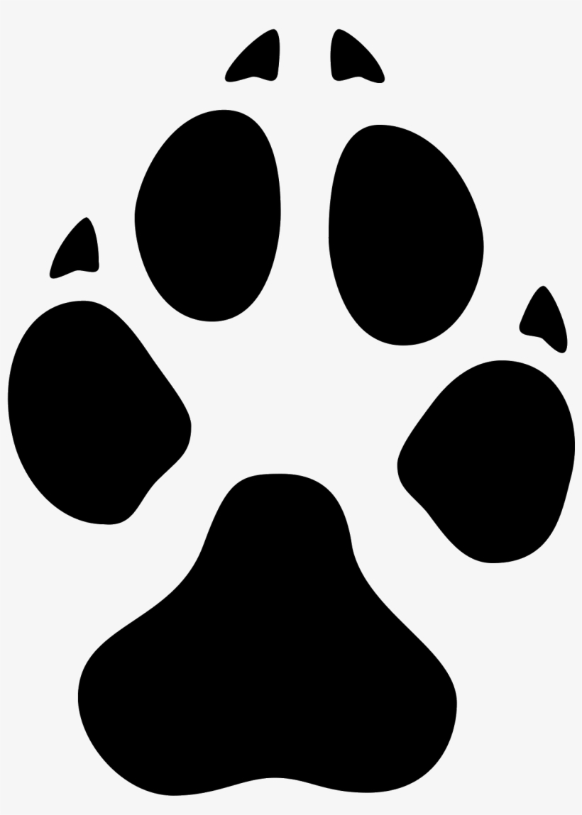 Clip Art Dog Paw Icon Free Download Png And - Dog Footprints, transparent png #426344