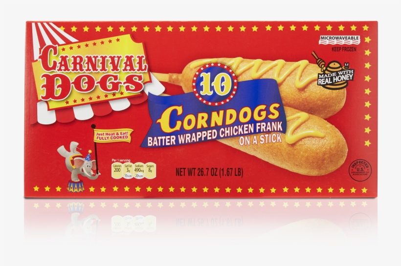 Corn Dogs, Mini Corn Dogs, And Pancakes N' Sausage - Carnival Brand Corn Dogs, transparent png #426345