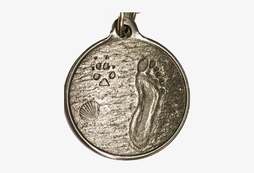 Always By My Side Dog Pet Paw Print Footprint Beach - Always By My Side Dog Paw Print Beach Footprint Keychain, transparent png #426609
