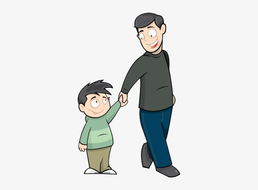 A Boat To Paradise Story Father Son - Boy And Father Clipart - Free Transpa...