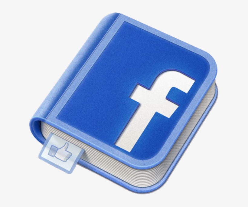 Fb Png Icon - Facebook Logo On A Book, transparent png #426968