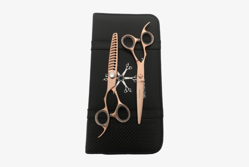 Lefty Matsui Rose Gold Scissor And Texturiser - Scissors, transparent png #427176