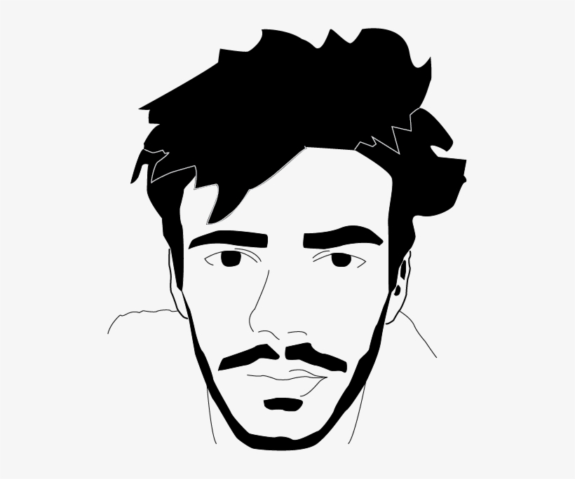 Grant Gustin Vektör Black And White - Illustration, transparent png #427179