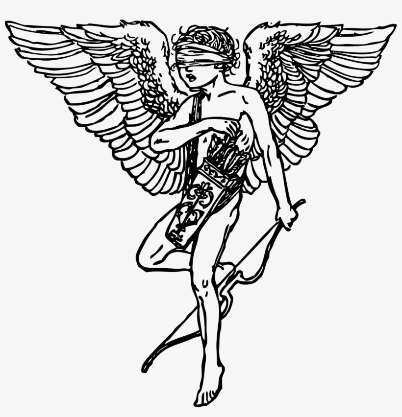 Cupid Angel Wings - Cupid Art - Vintage Cupid Prints - Angel Paintings, transparent png #427358