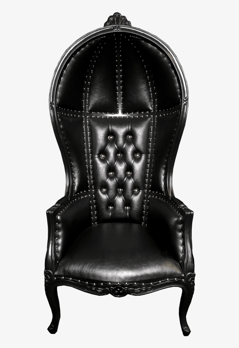 Hooded Balloon Chair - King Chair Blackcraft, transparent png #427384