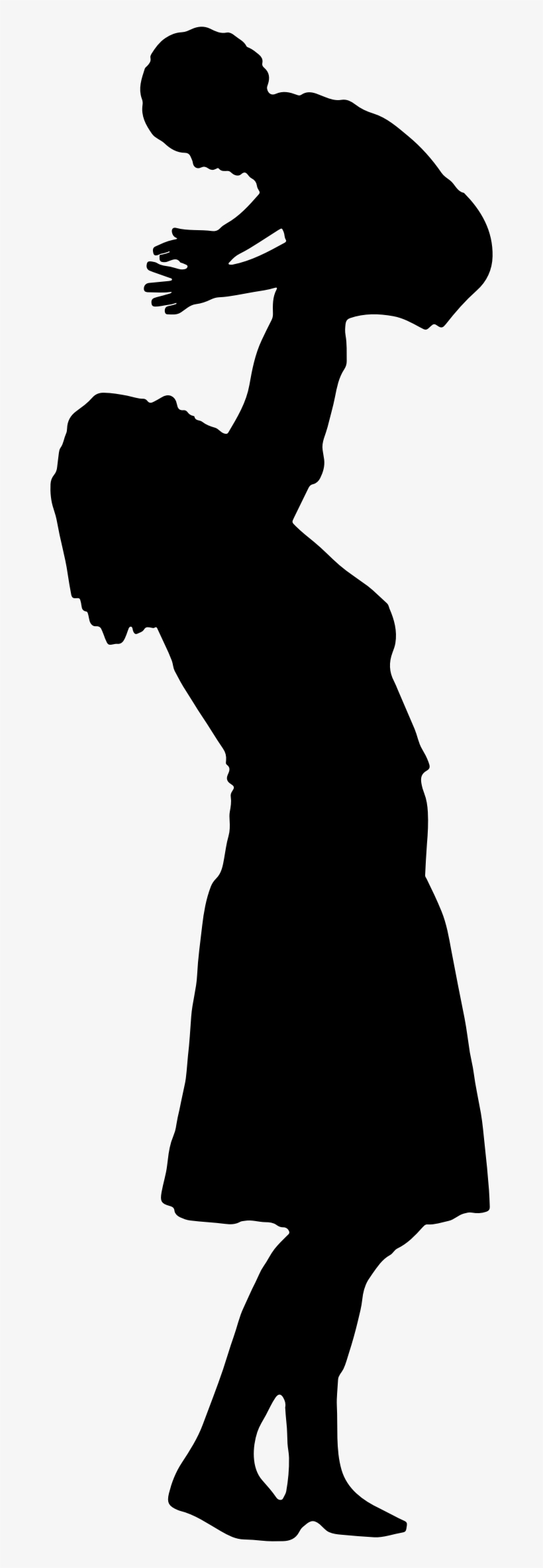 Of Mother And Child At Getdrawings Com - Mom And Baby Silhouette Png, transparent png #427593