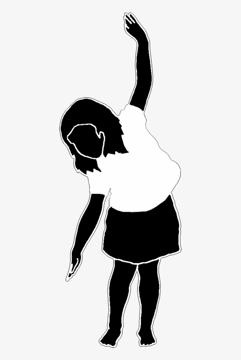 Little Girl Dancing White Shirt - Dance, transparent png #427596