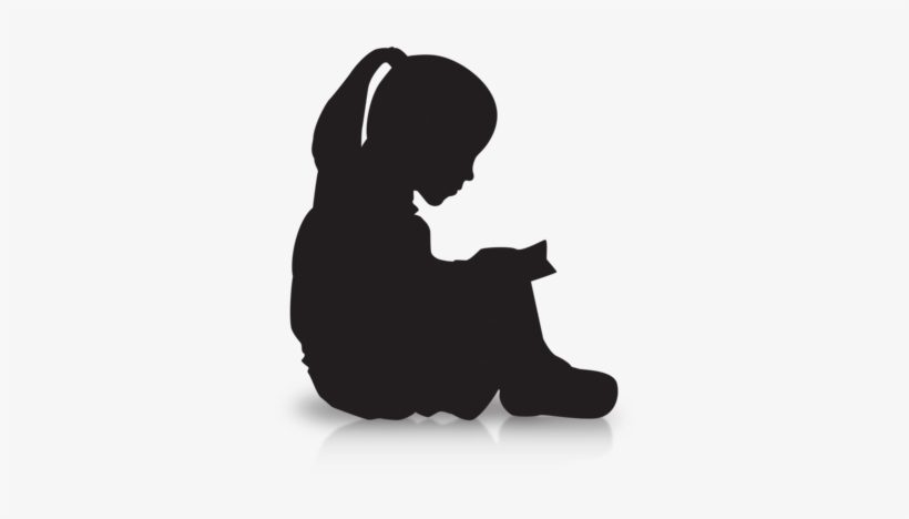 My Companion Librarians - Girl Sitting Down Silhouette, transparent png #427708