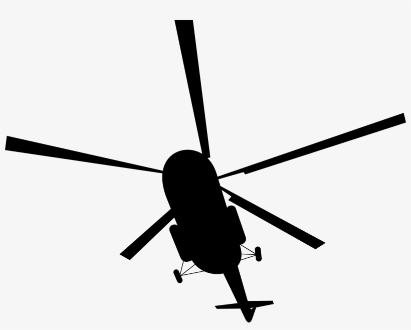 Banner Free Library Black And White Super Idea Soviet - Mi 17 Helicopter Silhouette, transparent png #428086