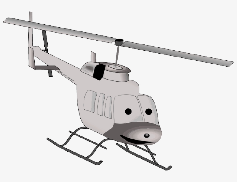 Police, Cartoon, Transportation, Fly, - Helicopter Clip Art, transparent png #428285