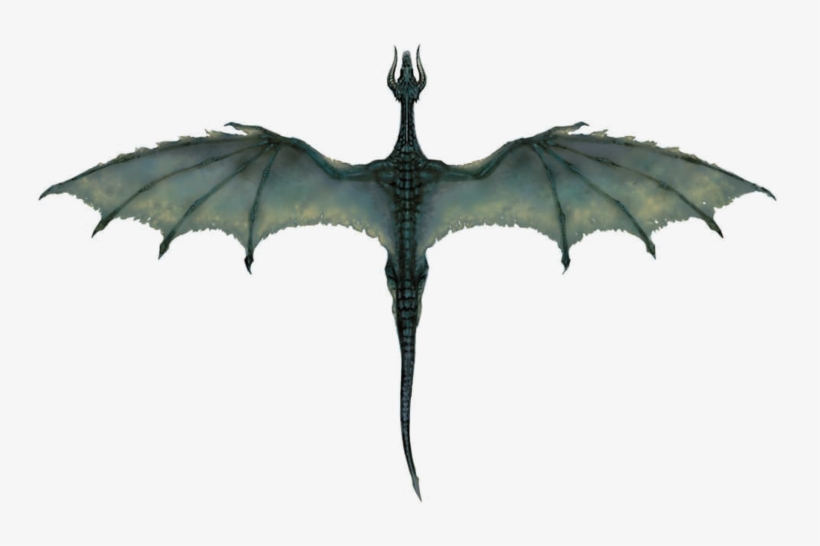 Black Dragon - Flying Dragon Png, transparent png #428476