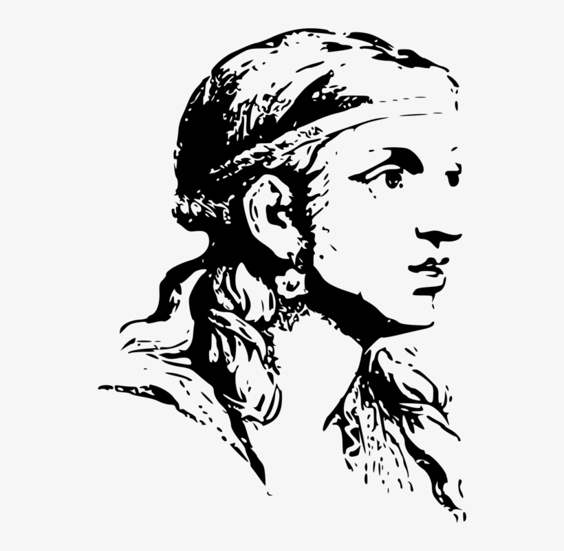 Face Silhouette Black And White Portrait - Clip Art, transparent png #429282