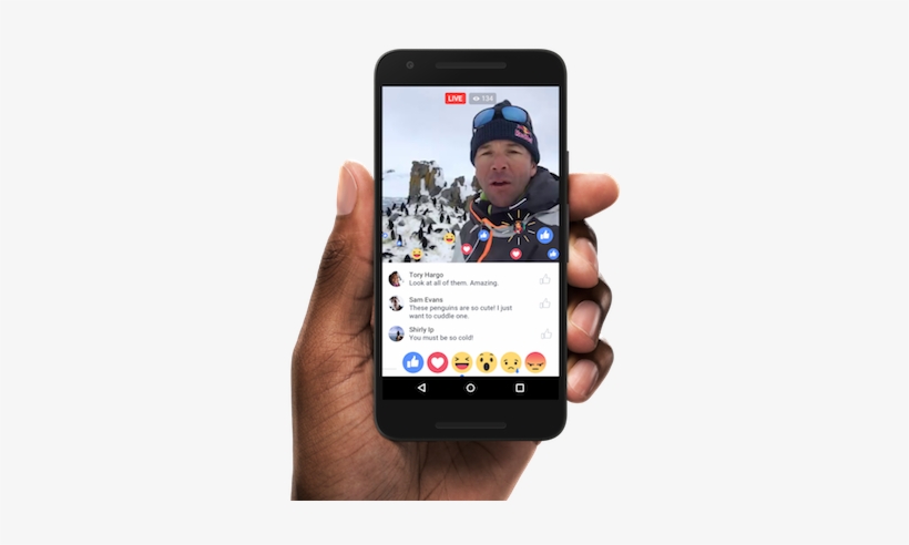 Facebook Is Adding Emoji To Its Live Streamed Video - Facebook Livestream, transparent png #429326
