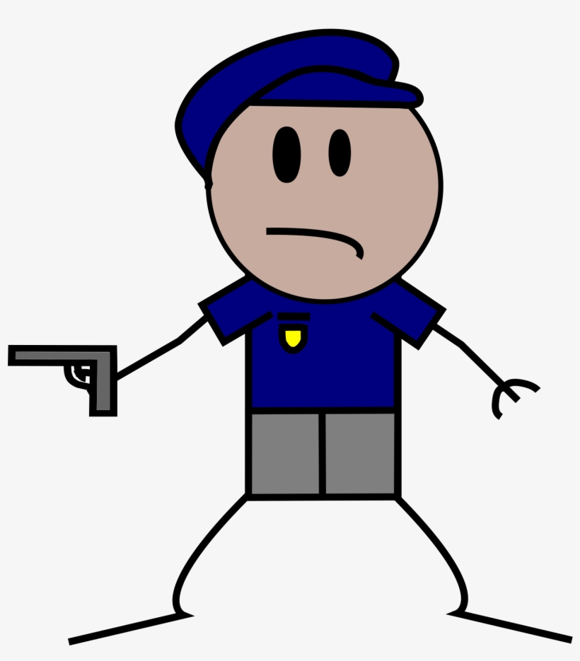 This Free Icons Png Design Of Police Stick Figure, transparent png #429517
