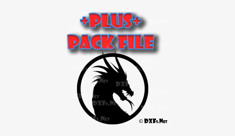 Dxf343-p Dragon Silhouette Circle Design For Cnc Cutting - Computer Numerical Control, transparent png #429795