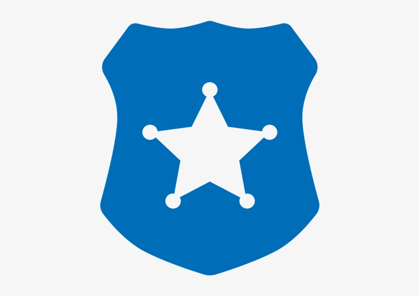 Icon Of A Police Badge - Western Bandana Border, transparent png #429914