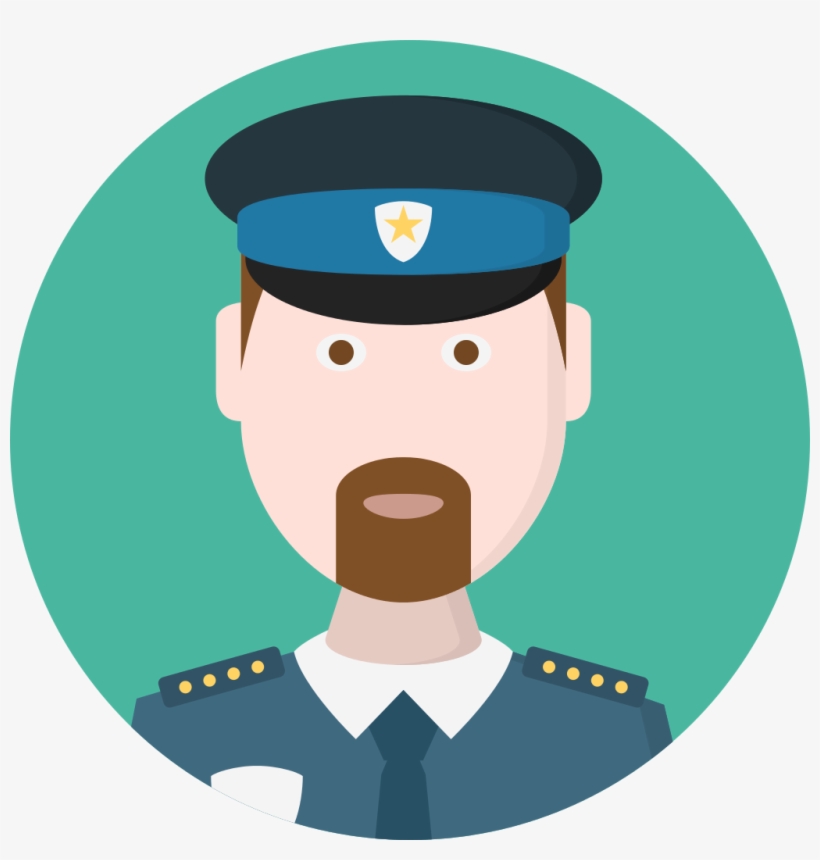 Creative Tail People Police Man - Icon Policeman Png, transparent png #429945