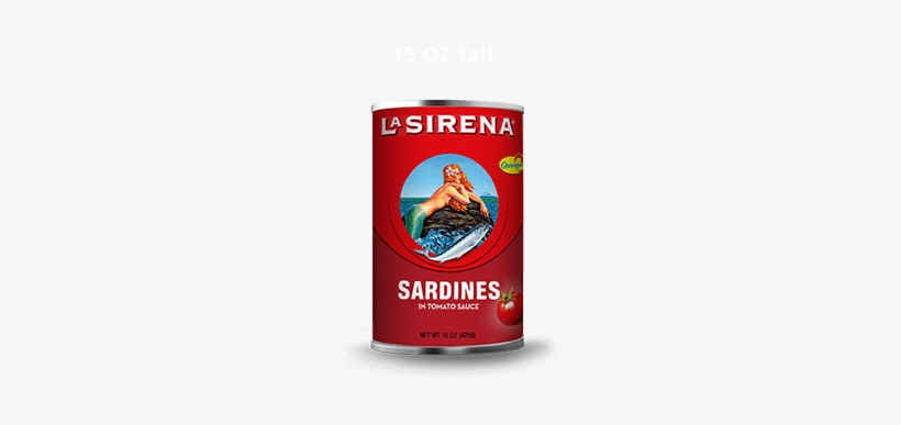 Sardines In Tomato Sauce - La Sirena Pica Sardinas, transparent png #4200152