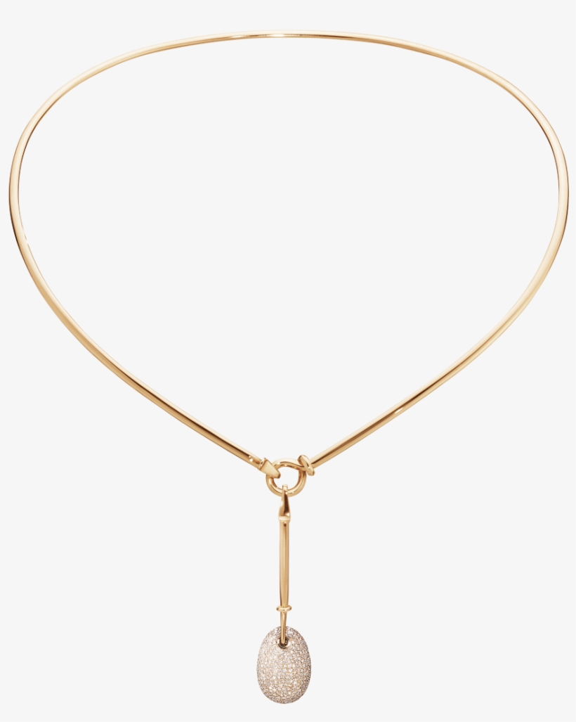 Georg Jensen Dew Drop 18ct Yellow-gold Necklace, Women's,, transparent png #4200175