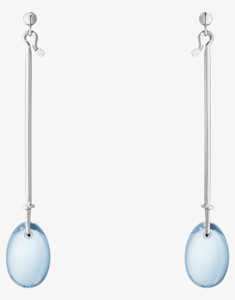 Dew Drop Earrings - Georg Jensen Dew Drop Sterling Silver & Smokey, transparent png #4200291