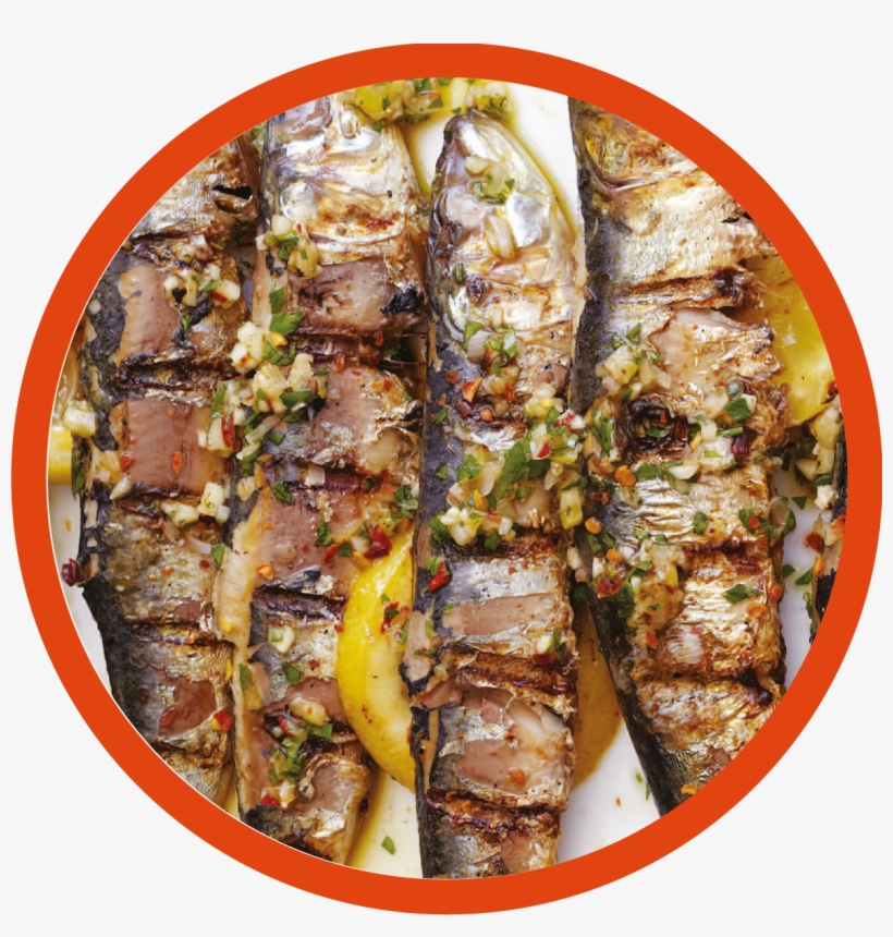 ½ Kg Fresh Sardines, Cleaned, Scaled And Gutted 2-3 - Side Dish, transparent png #4200382