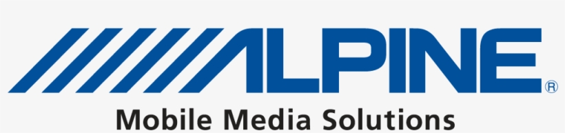 Alpine - Alpine Mobile Media Logo, transparent png #4200705