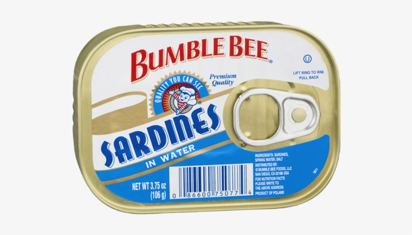 Bumble Bee Sardines In Mustard - 3.75 Oz Box, transparent png #4200708